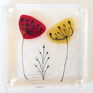 Seedhead coaster - Red