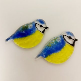 Bluetit suncatcher/decoration