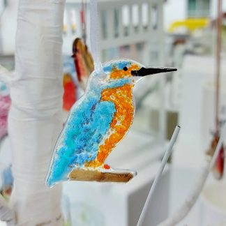 Kingfisher suncatcher/decoration
