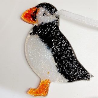 Puffin suncatcher/decoration
