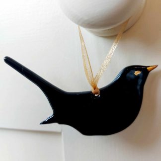 Blackbird suncatcher/decoration